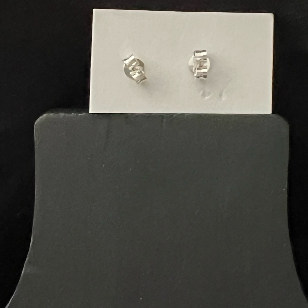 925 Silver and Natural Turquoise Teardrop Earrings - Picture 3 of 3